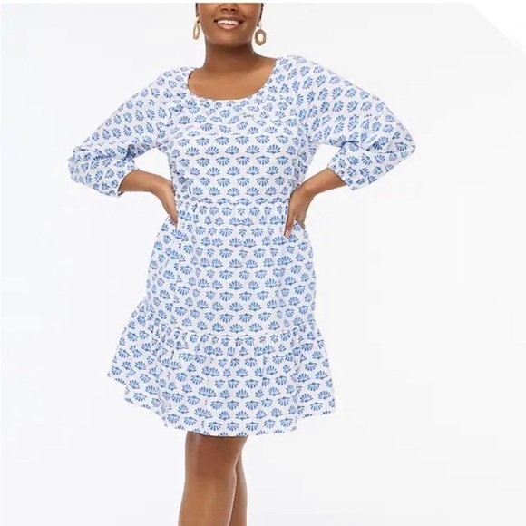 ⭐️ New J Crew Factory Scoopneck Mini Dress Size 18 - Picture 2 of 9